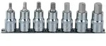 KS Tools 1/2 CHROMEplus Bit-Stecknuss-Satz Innensechskant, 7-tlg. 5-14 mm,kurz