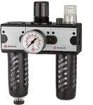 Riegler Wartungseinheit 3-tlg. &raquo;multifix&laquo;, PC-Beh., Schutzkorb, BG3, G1/2