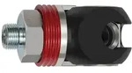 Riegler Schwenk-Sicherheitskupplung NW 11, ISO 6150 C, Stahl, G 1/2 AG
