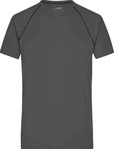 James & Nicholson Funktions-Shirt Herren JN496 Gr. M titan/black