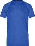 James & Nicholson Funktions-Shirt Herren JN496 Gr. XL blue-melange/navy