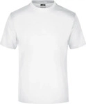 James & Nicholson Komfort-T-Shirt aus Single-Jersey Herren JN001 Gr. S white