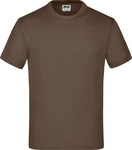 James & Nicholson Basic T-Shirt Kinder JN019 Gr. S-110/116 brown