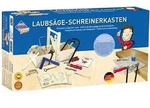 Laubs&auml;ge-Schreinerkasten mit Stahlwerkzeugen