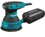 Makita Exzenterschleifer 300 W, 125 mm, Zubeh&ouml;r, MAKPAC Gr. 2