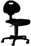 TOPSTAR Arbeitsstuhl TEC 20 Sitz PU-Schaum schwarz Sitzh&ouml;he 420-550 mm mit Rollen