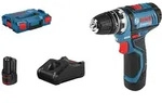 Bosch Akku-Bohrschrauber GSR 12V-15 FC, incl. 2x Akku GBA 2 Ah, Schnellladeger&auml;t,