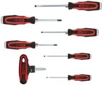 KS Tools ERGOTORQUEmax Schlagkappen-Schraubendreher-Satz, 7-tlg