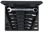 KS Tools GEARplus Ratschenringmaulschl&uuml;ssel-Satz, umschaltbar,10-tlg.