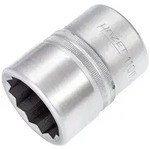 Hazet Steckschl&uuml;sseleinsatz 1 (25 mm) Vierkant hohl, Au&szlig;en Doppelsechskant Profil,