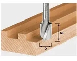 Festool Spiralnutfr&auml;ser HW Spi S8 D4/10