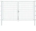 ALBERTS Doppeltor Flexo, feuerverzinkt, lichte BxH3000x1800, PF80x80/2500mm