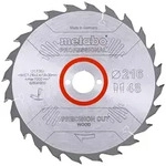 Metabo S&auml;geblatt precision cut wood - professional 216x2,4/1,8x30, Z48, Spanwinkel