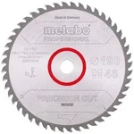 Metabo S&auml;geblatt precision cut wood - professional 190x2,6/1,8x20, Z48, Spanwinkel