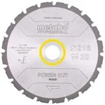 Metabo S&auml;geblatt power cut wood - professional, 216x30, Z20 WZ 5&deg; neg.