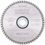Metabo Kreiss&auml;geblatt multi cut - professional 230 x 30 x 2,6/1,8, 60 Z&auml;hne,