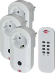 Brennenstuhl Funkschalt-Set RC CE1 3001 , 3er Funksteckdosen Set (mit Handsender und