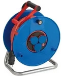 Brennenstuhl Garant Bretec IP44 Gewerbe-/Baustellen-Kabeltrommel, 50m Kabel in rot,