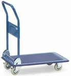 fetra Ganzstahlwagen, Ladefl&auml;che 740 x 480 mm, mit Plattform aus Stahlblech