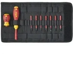 Wiha Schraubendreher und Bit Set slimVario Schlitz, Phillips, Pozidriv 10-tlg. inkl.