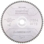 Metabo S&auml;geblatt aluminium cut - professional, 254x30 Z72 FZ/TZ 5&deg;neg