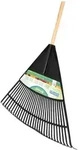 floraworld Laub-/Rasenbesen XL 140cm mit Stiel