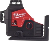Milwaukee Kreuzlinienlaser 3 x 360&deg; M123PL-0C, Transportkoffer