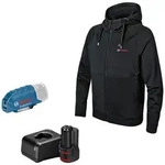 Bosch beheizbare Sweatjacke / Heizjacke GHH 12+18V XA (Full Version) incl. Akku, Gr.
