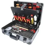 KS Tools 1/4 + 1/2 Elektriker-Werkzeugkoffer, 128-tlg