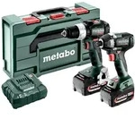 Metabo Akku Combo Set 2.8.4 18V, BS 18 LT BL + SSD 18 LT 200 BL, metaBOX 145 L