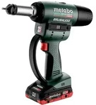 Metabo Akku-Nietmutternpistole NMP 18 LTX BL M10, metaBOX 145 M, 18V 2x4Ah LiHD...