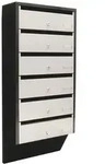 Rottner DEPOT 6 SILVER / BLACK Zyl.schloss m. 2 Schl.