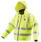 Makita Akku-Thermojacke / Heizjacke ohne Akku Gr. XL gelb
