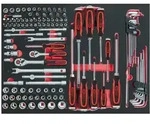 KS Tools 1/4+3/8 SCS Steckschl&uuml;ssel-Satz, 118-tlg. in 1/1 Systemeinlage