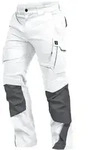 Leibw&auml;chter Bundhose Herren Flex-Line FLEXH24 Gr. 46 wei&szlig;/grau