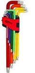 KS Tools Vielzahn (XZN)-Winkelstiftschl&uuml;ssel-Satz, XL, 9-tlg.