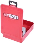 KS Tools HSS TiN Stufenbohrer-Satz, Stahlblechkassette 3-tlg.