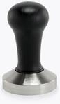 Motta Tamper Edelstahl Plan mit Holzgriff Schwarz 58mm