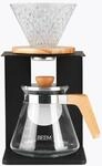BEEM Kaffeebereiter Set Pour Over 4-tlg. 600ml Schwarz/Edelstahl
