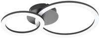 Eglo Connect LED Deckenleuchte Parrapos-Z schwarz 44,5 x 30 cm