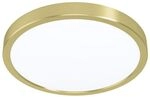 Eglo LED Deckenleuchte Fueva 5 messing &Oslash; 28,5 cm warmwei&szlig;
