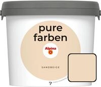 Alpina Pure Farben Wandfarbe sandbeige 2,5 L
