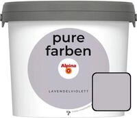Alpina Pure Farben Wandfarbe lavendelviolett 2,5 L