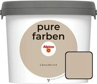 Alpina Pure Farben Wandfarbe graubeige 2,5 L