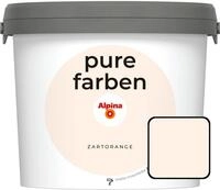 Alpina Pure Farben Wandfarbe zartorange 2,5 L