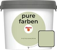 Alpina Pure Farben Wandfarbe pistaziengr&uuml;n 2,5 L
