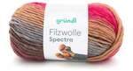 Gr&uuml;ndl Filzwolle Spectra 100 g cabernet multicolor