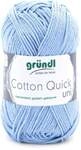 Gr&uuml;ndl Wolle Cotton Quick 50 g uni himmelblau