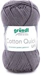 Gr&uuml;ndl Wolle Cotton Quick 50 g uni mausgrau
