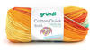 Gründl Wolle Cotton Quick Batik 100 g hellblau-grün-mais-orange GLO663608315